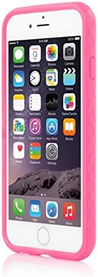 Incipio Co-Molded Impact Absorbing Case for iPhone 6/6S, Frost/Neon Pink - Image 2 of 4