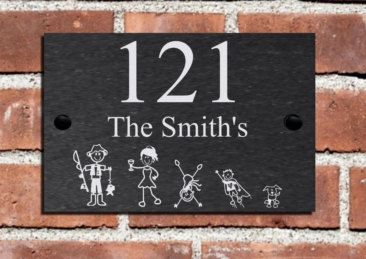 Plaque Nom De Maison | Ventana Blog