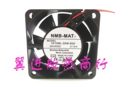 NMB 2410RL-04W-B50 Cooling fan DC12V 0.20A 2.4W 4500RPM 60 60 25MM 2pin