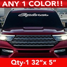 Explorer Windshield Decal Sticker 30w X 5 Any 1 Color Explorer Windshield Decal Sticker 30w X 5 Any 1 Color