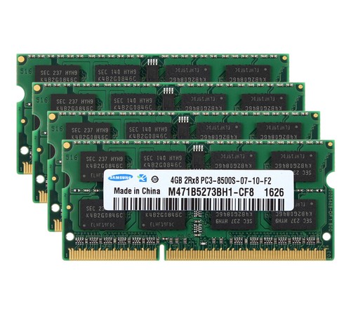 20X 4GB 2RX8 DDR3 1066MHz PC3-8500S 204PIN SODIMM Laptop RAM Memory For Samsung" - Picture 5 of 10