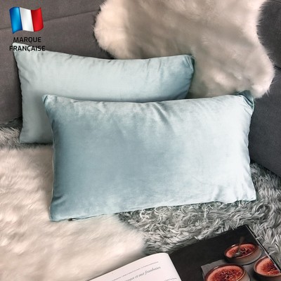 Lot De 2 Housses De Coussin 40x40 Cm En Velours Plissé Doré - Décoration Chic Pour Salon Ou Chambre