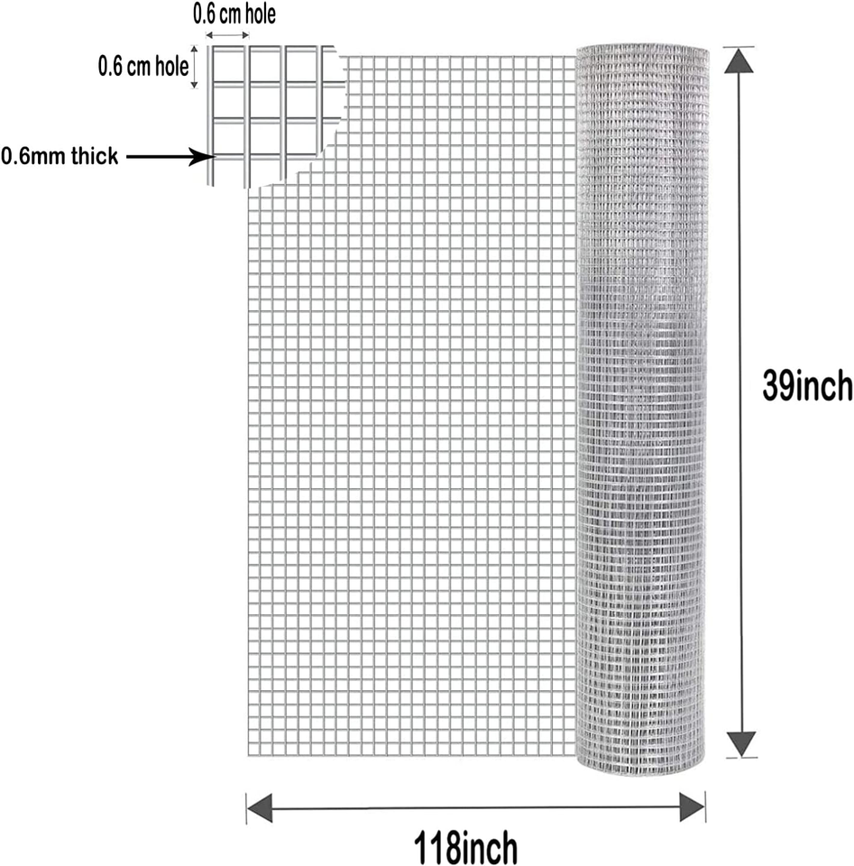 304 Stainless Steel Hardware Cloth Welded Wire Mesh, Rodent Animal Cage
