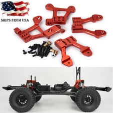4X CNC Aluminum Front & Rear Shock Tower Mount For 1:10 RC Crawler SCX10II 90046