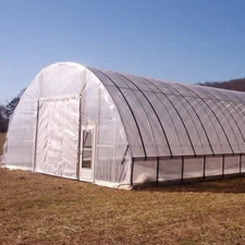 Greenhouse Plastic Cover 25'x30' Clear 6mil Poly Film UV Resistant Camping Tarp