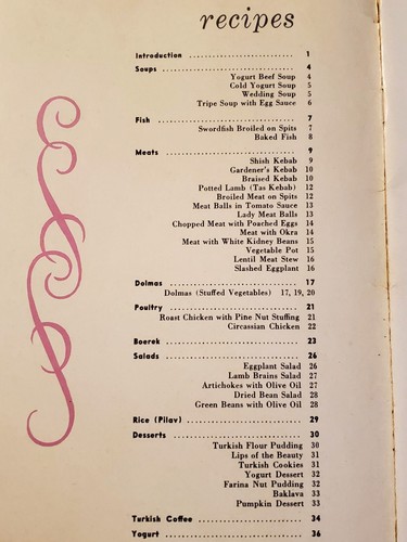 TURKISH RECIPES - MIss Gunseli Basar - circa 50,s - Picture 2 of 10