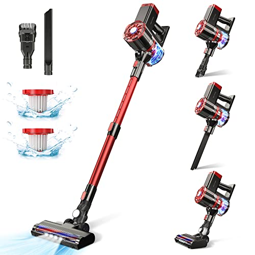 Cordless Vacuum Cleaner, 180W Powerful 