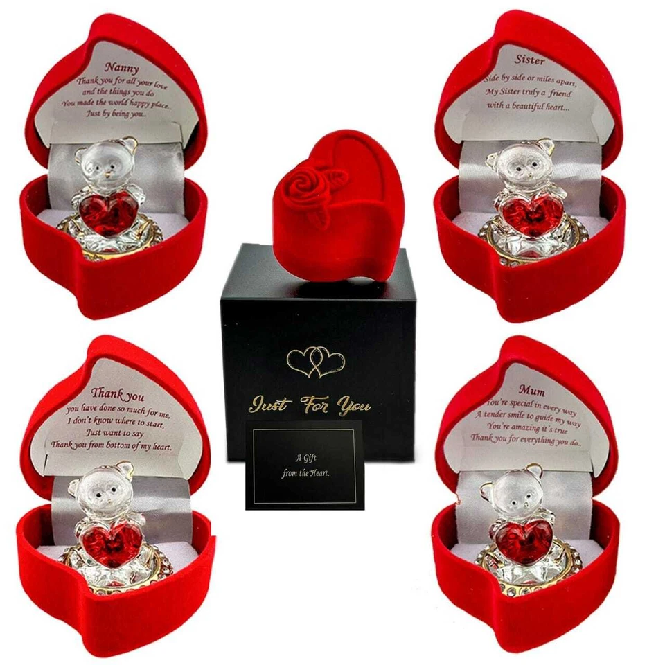 SAFRI Christmas Gifts Ornament Valentine Anniversary Birthday Xmas Teddy Bear Present