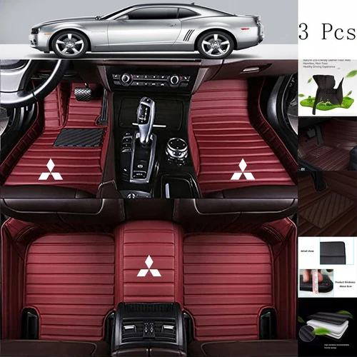 For Mitsubishi Mirage Car Floor Mats Waterproof Carpets All-weather Seasons Set - Picture 45 of 47