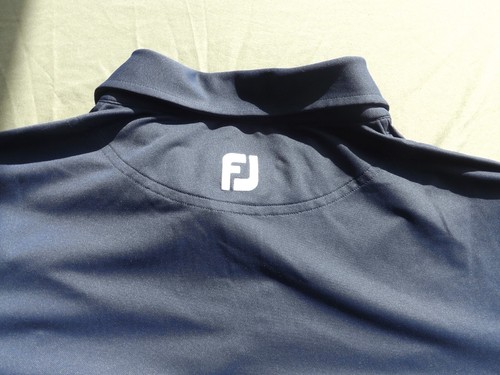 Footjoy Poloshirt Herren XL dunkelblau Golf Tour Issued NBC Sports Performance - Bild 8 von 8