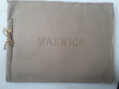 Warwick England - ca. 1919 UK Souvenir Photo Booklet, 16 Illustrationen