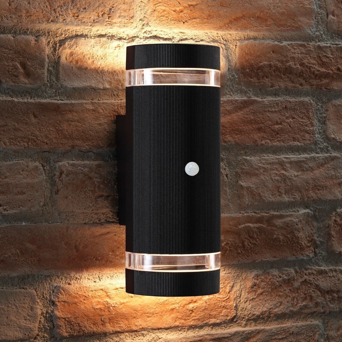 Auraglow PIR Motion Sensor Double Up Down Outdoor Wall Security