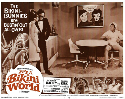It's a Bikini World 1967 Original Lobby Card #3 Deborah Walley