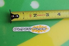 BLACK FLYS eyewear YELLOW sun 3" Vintage SUNGLASSES Surfing Decal STICKER