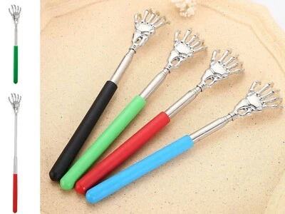 BUDGET BAZAAR GRIP BEAR CLAW/RAKE BACK SCRATCHER Metal Extending Massager Telescopic Portable
