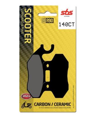 SBS 140CT Carbon Bremsbelag vorne hinten für SYM Citycom 300 2009 - 2015