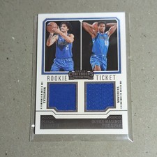 2023-24 Contenders Dereck Lively II/Prosper Rookie Ticket Dual Swatches #RT2-MAV