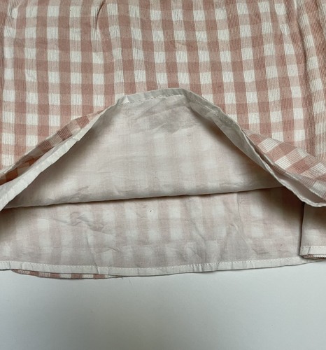 Pumpkin Patch Dress Baby Girl 6-12m Done Corduroy Pink White Plaid Pinkie Jumper - Picture 4 of 6