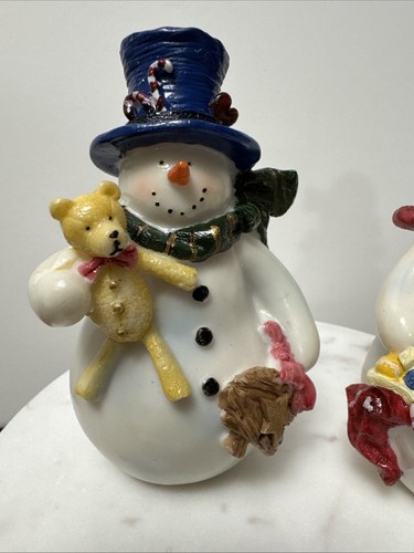 **~ Gerson Int'l - Set Snowman Toys Animals- Colorful 5” ~** - Picture 2 of 9
