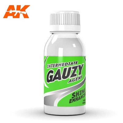 AK Interactive Intermediate Gauzy Agent Shine Enhancer 100ml Bottle AK894