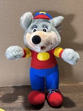Retro Chuck E. Cheese VTG 1996 14” Plush RARE Stuffed Doll Showbiz Pizza Time 