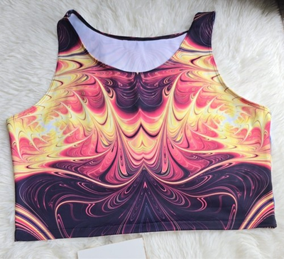 #ad Devils Walking Crop Top Brand New XL $24.99