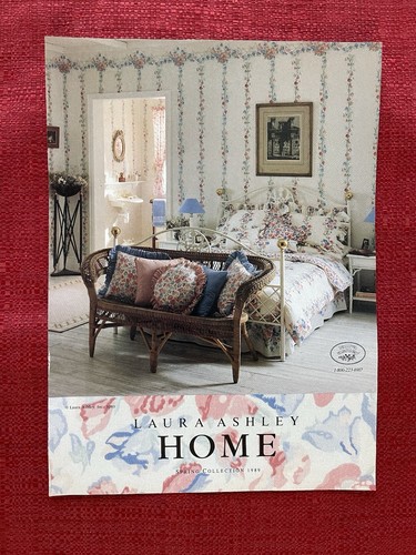 Laura Ashley Home 1989 Print Ad Spring Collection Fabric Home Decor Ad
