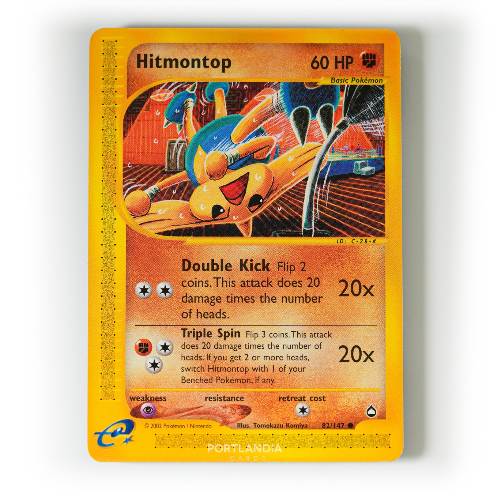 Pokemon - Hitmontop - Non Holo - 82/147 - Aquapolis