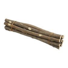 8 Pcs / 40cm Wood Log Sticks, 0.6-1.2inch in Diameter Natural Driftwood for C...