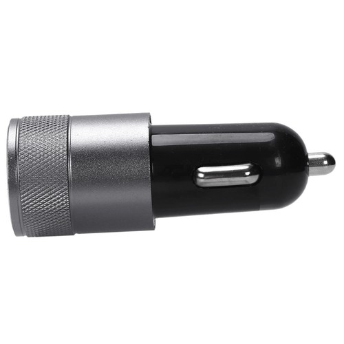 2.1 Ah Doppel Usb Schwarz- Auto Ladegerät Aluminium Legierungs Auto Lad9960 - Picture 2 of 8