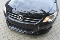 Maxton Design Frontlippe V.2 Passend FüR VW Passat CC Standard Schwarz Hochglanz