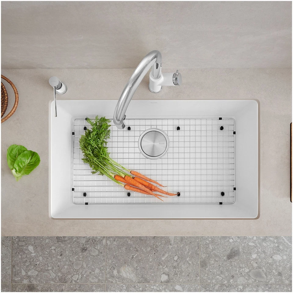 Blanco 221206 Estante de lavabo de acero inoxidable para Precis Super Single - Inoxidable Foto 2 de 2