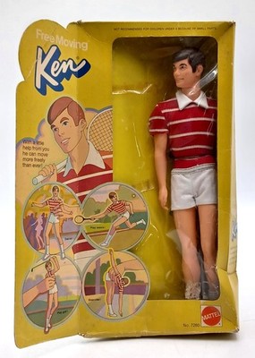 Vintage 1974 Free Moving Ken Barbie Puppe / Tennis & Golf / Mattel 7280, NrfB