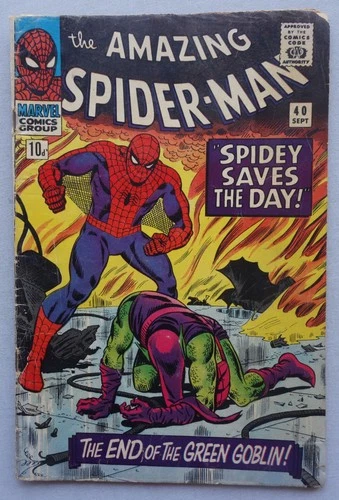 The Amazing Spider-Man comic #40 Sep 1966 Marvel Spiderman GD+