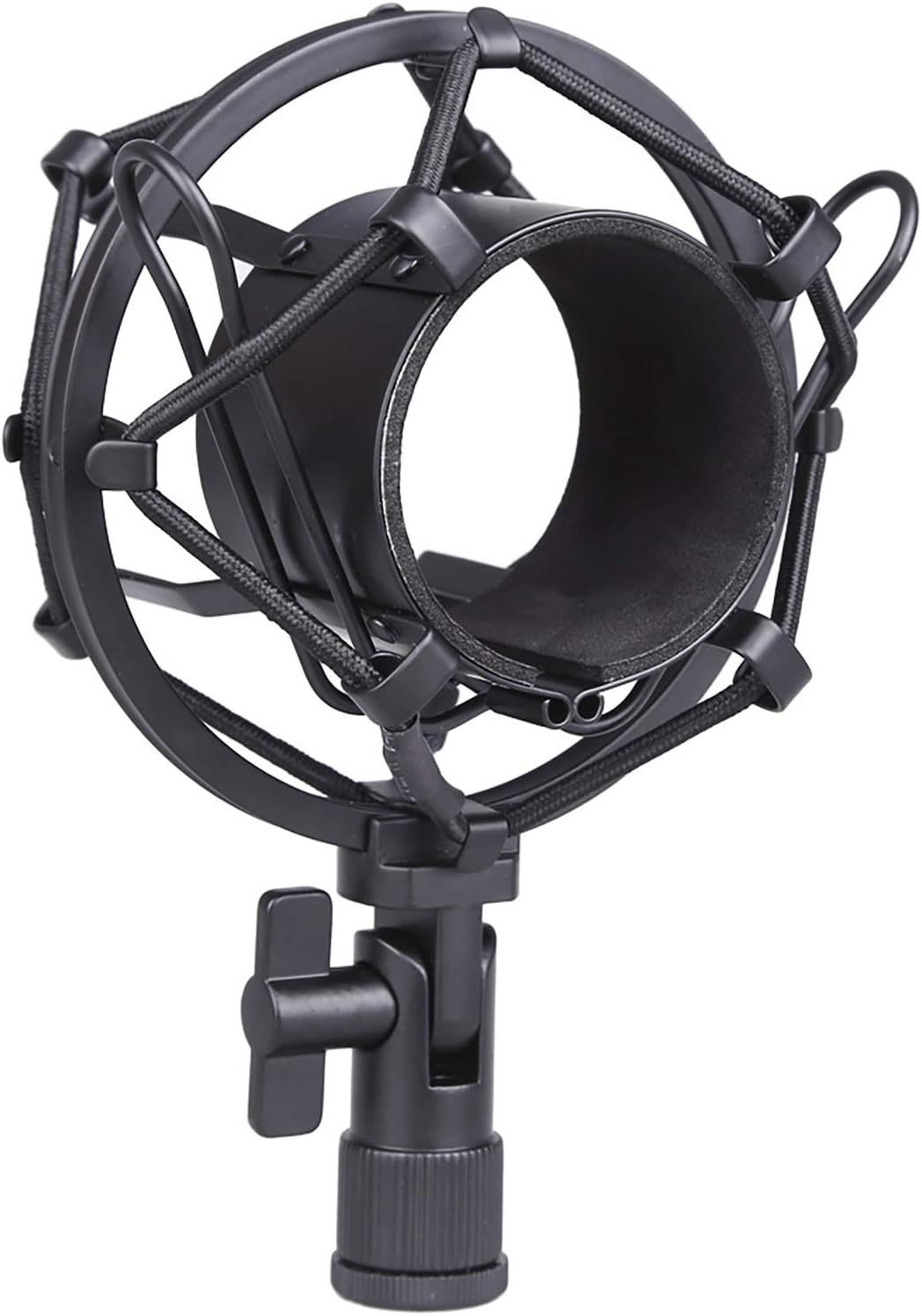Universal 50MM Microphone Shock Mount with Locking Knob, 48MM-54MM Diameter Cond