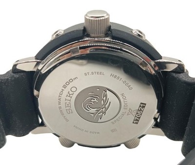 SEIKO セイコー PROSPEX ソーラー　H851-00A0 美品 Seiko Prospex Men's Black Watch - H851-00A0 for sale online