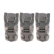 USGI Military MOLLE II Flash Bang Grenade Pouch ACU - 3 Pack - New