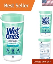 Hand and Face Wipes,  Sensitive Skin Wipes  Unscented Wipes, Hand and Face Wi...