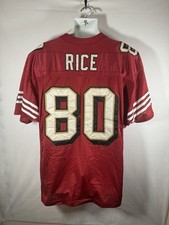 Vintage 90s Authentic Jerry Rice Adidas San Francisco 49ers Pro Line Jersey 50