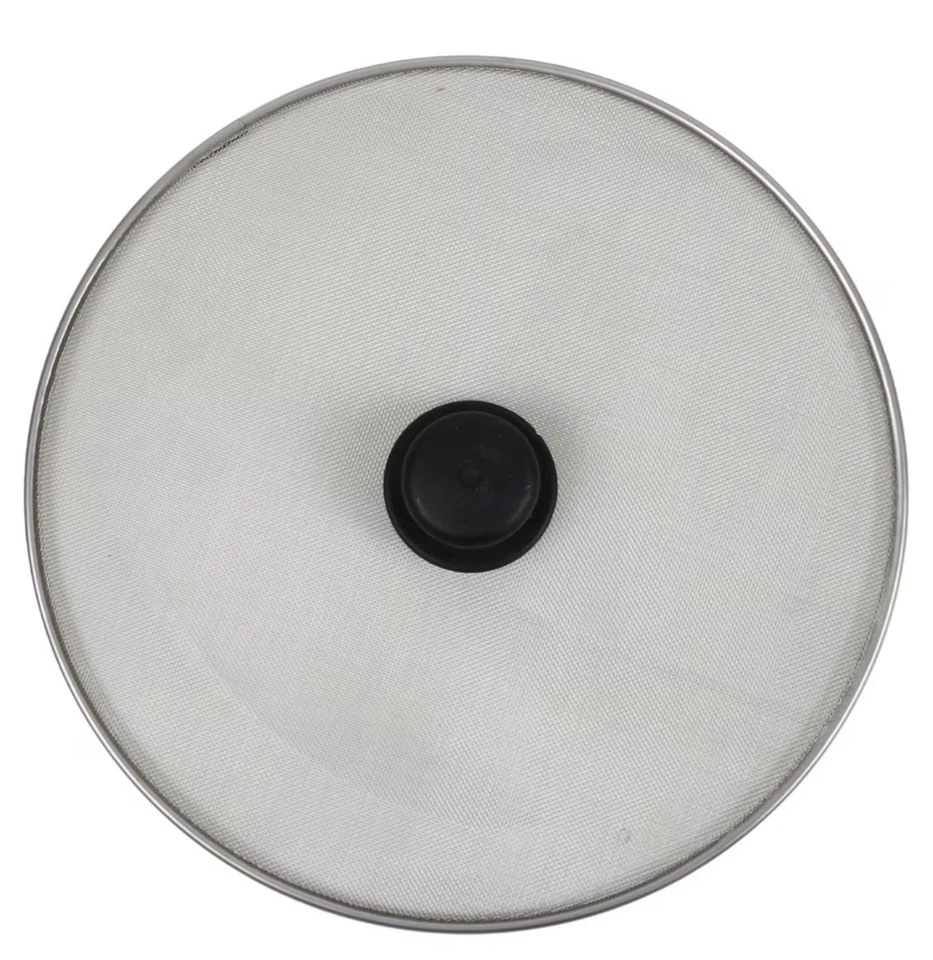 New Cooking Concepts 11.5" dia Round Metal Grease Splatter Screen w Handle - Image 2 of 2