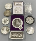 15 Troy Ounces .999 Silver Coins Bars Rounds nice mix L23954