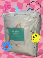 Pillowfort 60"x40" 6lbs Waterproof Removable Cover Weighted Blanket Unicorn