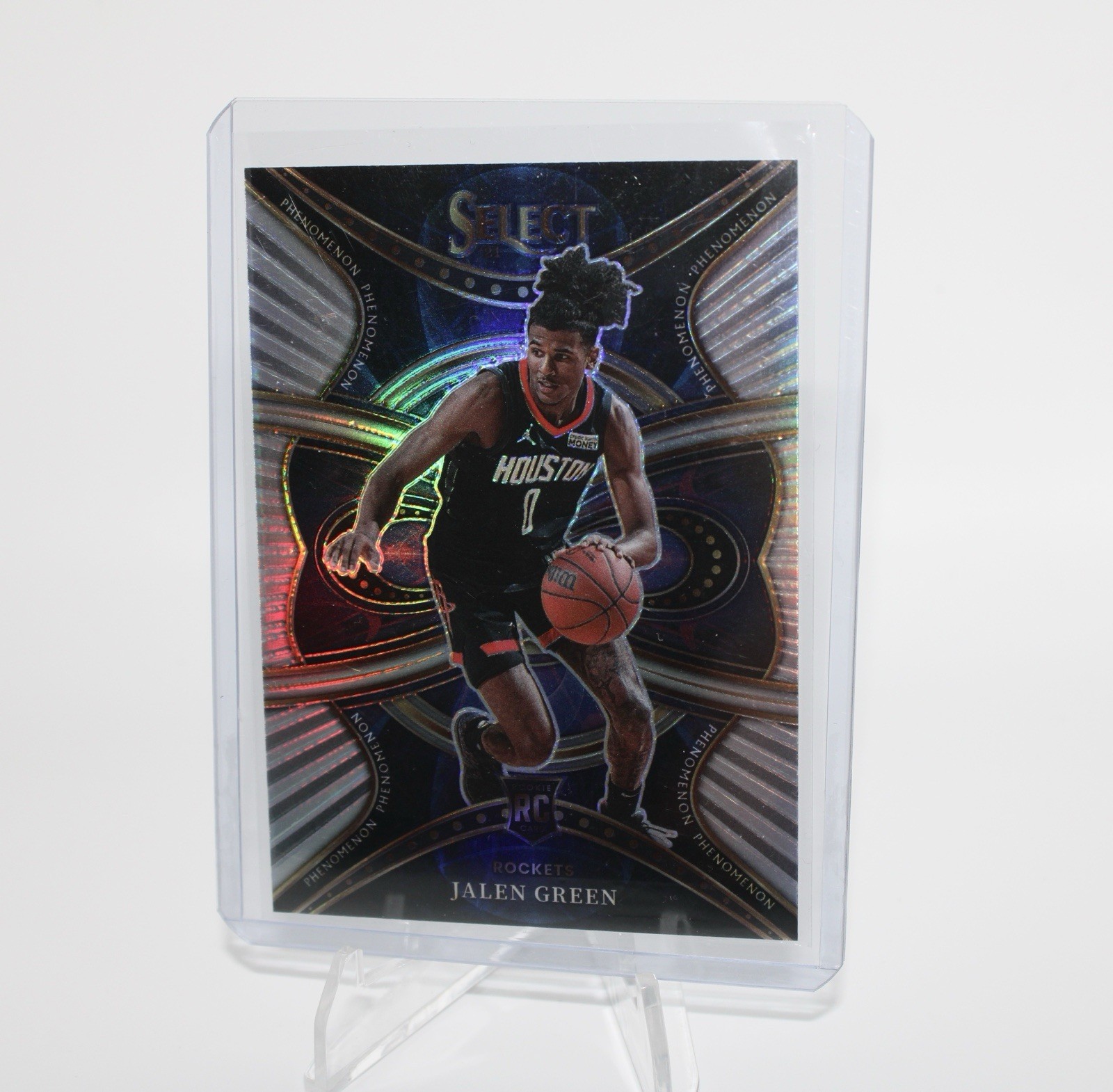 2021-22 Panini Select Phenomenon Silver Prizm Jalen Green #19 Rookie RC