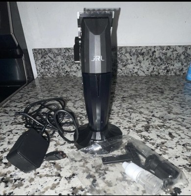 JRL Black Clipper with Charging Stand, Square Blade, Electric, Unisex