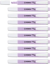 Highlighter - STABILO swing cool Pastel - Pack of 10 - Lilac Haze