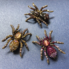 Vintage Crystal Baroque Christmas spider Brooch Pin Jewelry Gift Accessories New