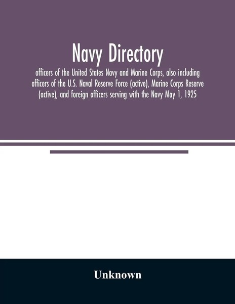 Unknown | Navy Directory | Taschenbuch | Englisch (2020) | Alpha Editions-image