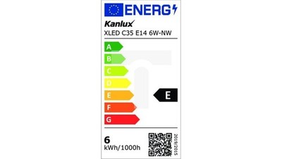 LED Leuchtmittel E14 C35 E14 6W-NW 806lm 4000K XLED Farbe 35273