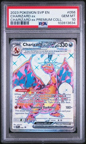 Charizard Ex Premium Collection Pokemon Svp056 Black Star Promo PSA 10