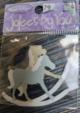JOLEE'S Boutique By You Embellishment Blue Rocking Horse Child Kids Baby Nursery